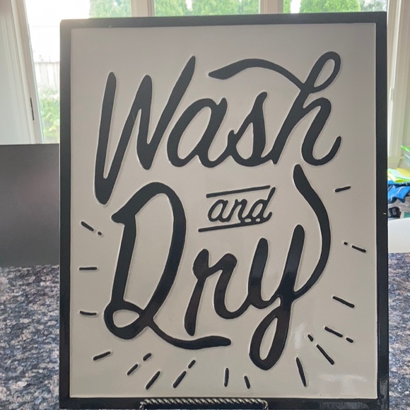 Ashland Wall Decor Wash And Dry Wall Sign By Ashland 7 Nwt Poshmark